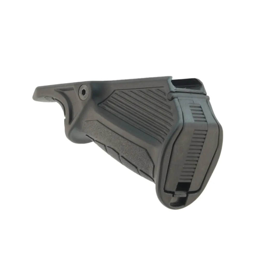 Упор (DLG Tactical) на цевье с QD базой (Weaver, 12.6х4х6.7 см, 70 г, Черный)_3