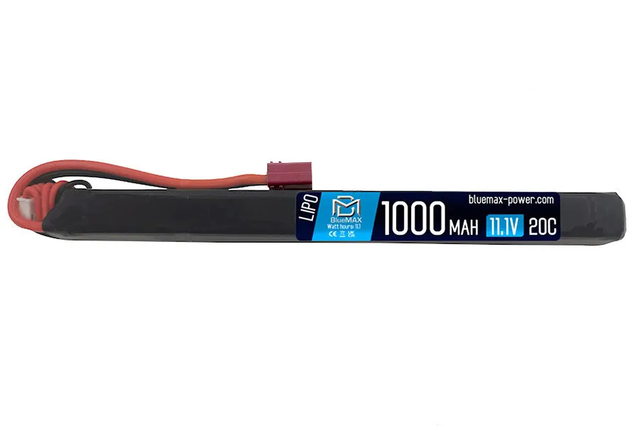 Аккумулятор (BlueMAX) 11.1V LiPo 1000mah Thin с Т-разъемом