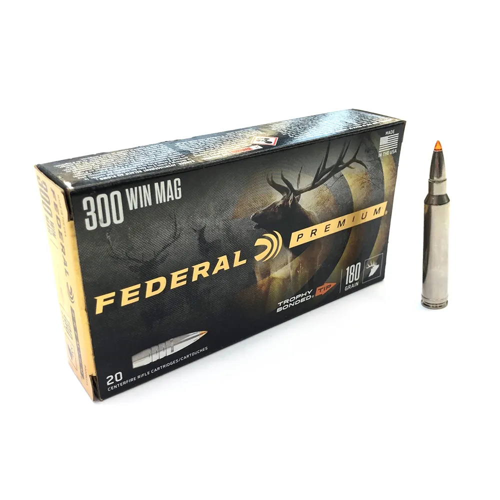 Патрон .300 Win Mag (FEDERAL) PREMIUM TR BONDED TIP 11.7гр.180GR (пачка 20 шт.)