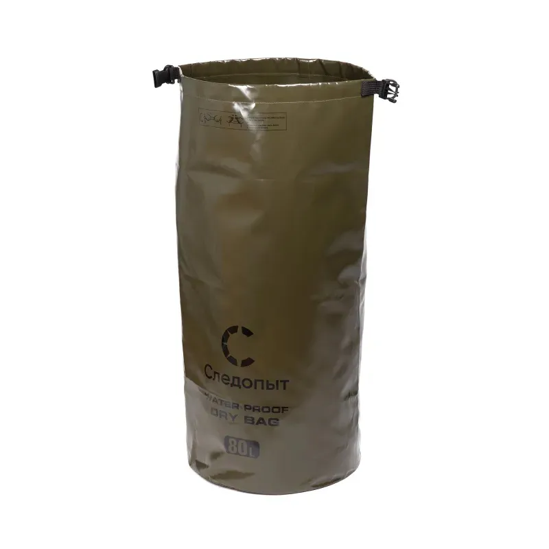 Гермомешок (Следопыт) Dry Bag без лямок (80 л, Олива)_2
