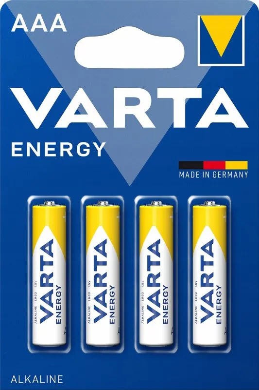 Батарейка AAA (Varta) Energy (LR03, 1.5 вольта, Блистер, 4шт)