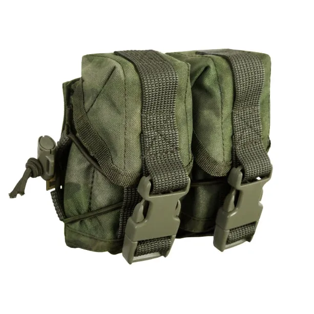 Подсумок (Ana Tactical) Гранатный двойной (Molle, Подвижный клапанн, Фастекс, Мох)
