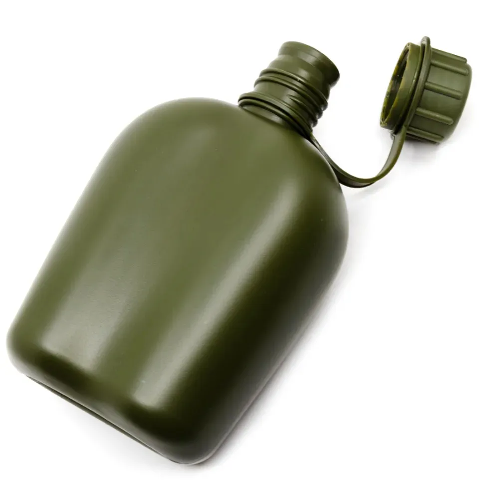 Фляга (PMX) Tactical Arms (фляга пластик 1л, котелок аллюминий, чехол Олива)_4