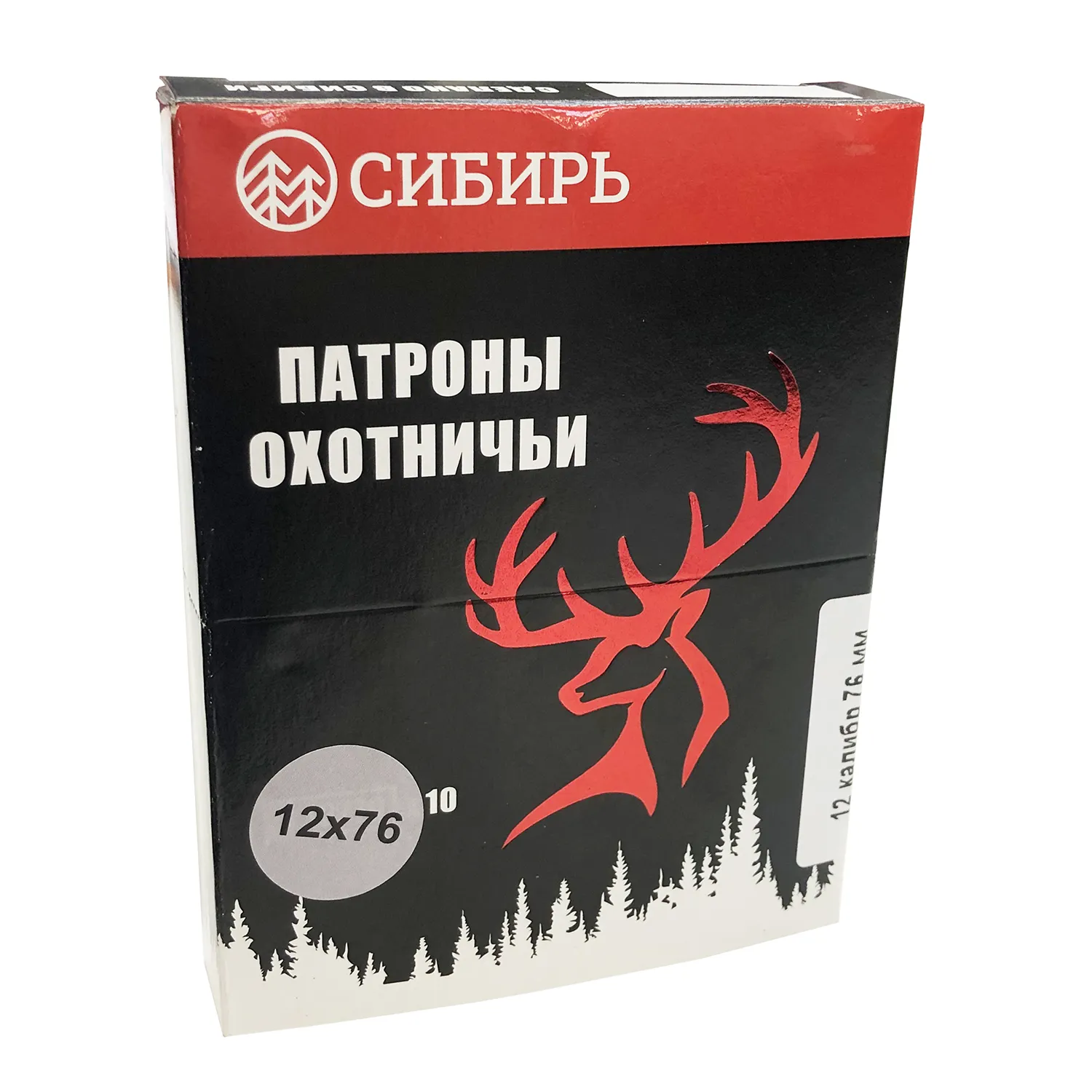 Патрон 12x76 (Сибирь) МАГНУМ PREMIUM Дробь № 3, 46 гр., (пачка 10 шт.)