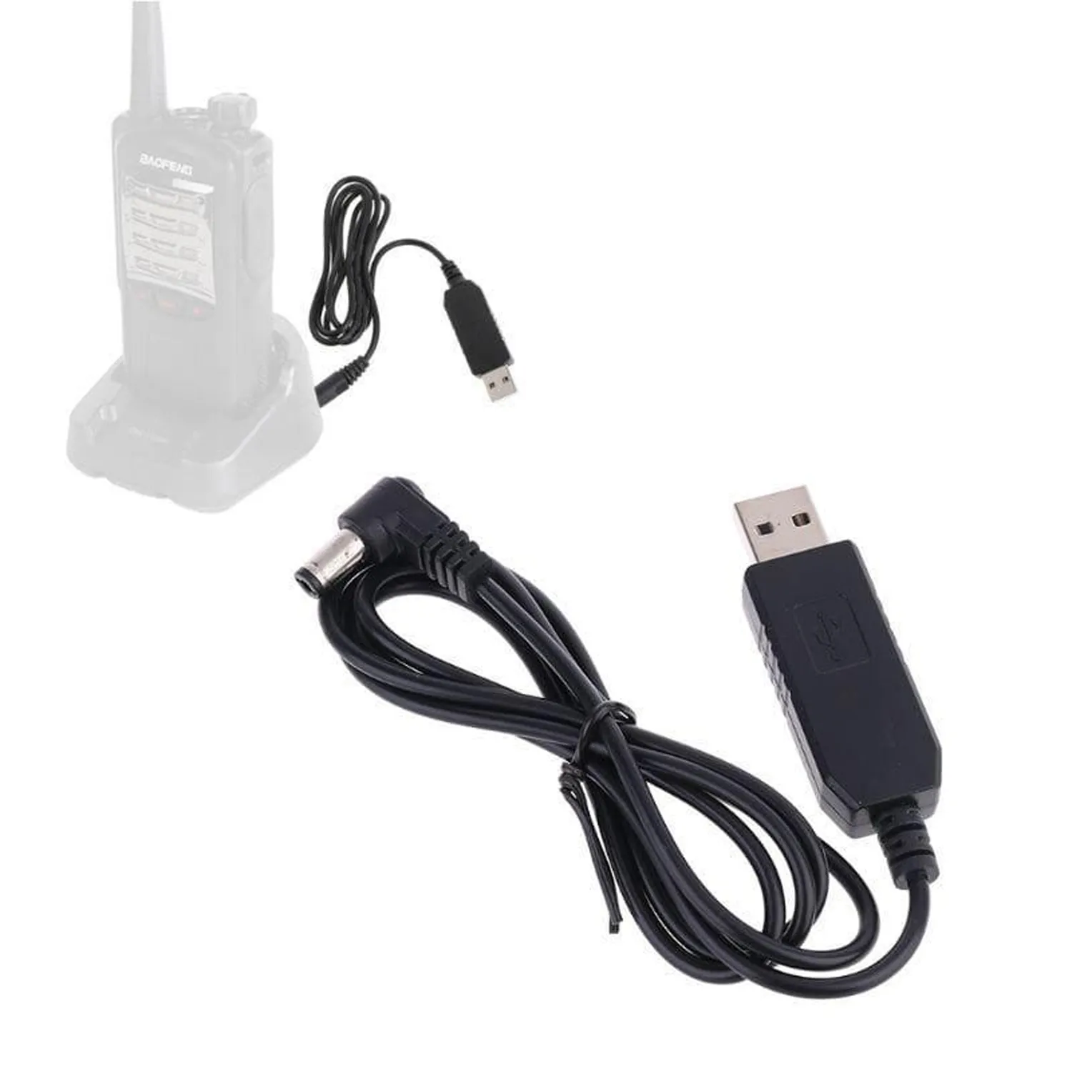Адаптер (Baofeng) питания USB (для зарядки от power bank, 5 Вольт - 12 Вольт, для зарядных стаканов)