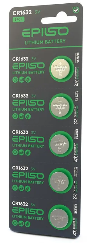 Батарейка CR1632 (Epilso) (3 вольта, Li-ion, Блистер, 1шт)