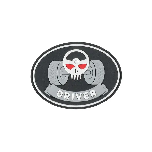 Нашивка (Стич Профи) Driver (Велкро, ПВХPVC, Чёрный)