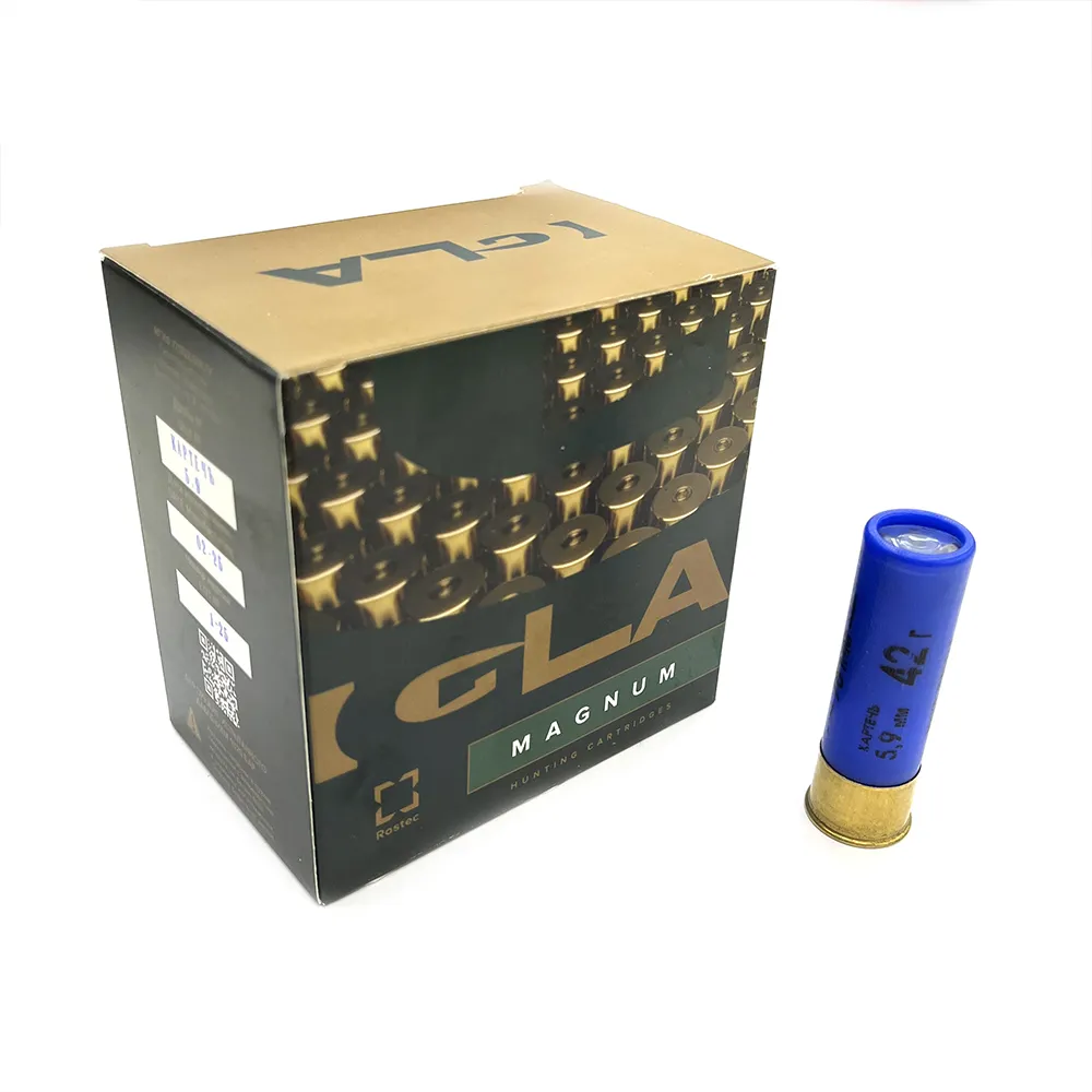 Патрон 12x76 (IGLA) Игла-Магнум, Картечь 5,9 мм, 42 гр., (пачка 25 шт.)