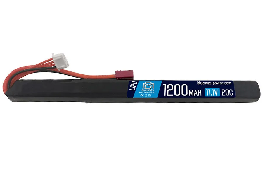 Аккумулятор (BlueMAX) 11.1V LiPo 1200mAh AK Stick (20C, 14.5x14x185, АК-серия)