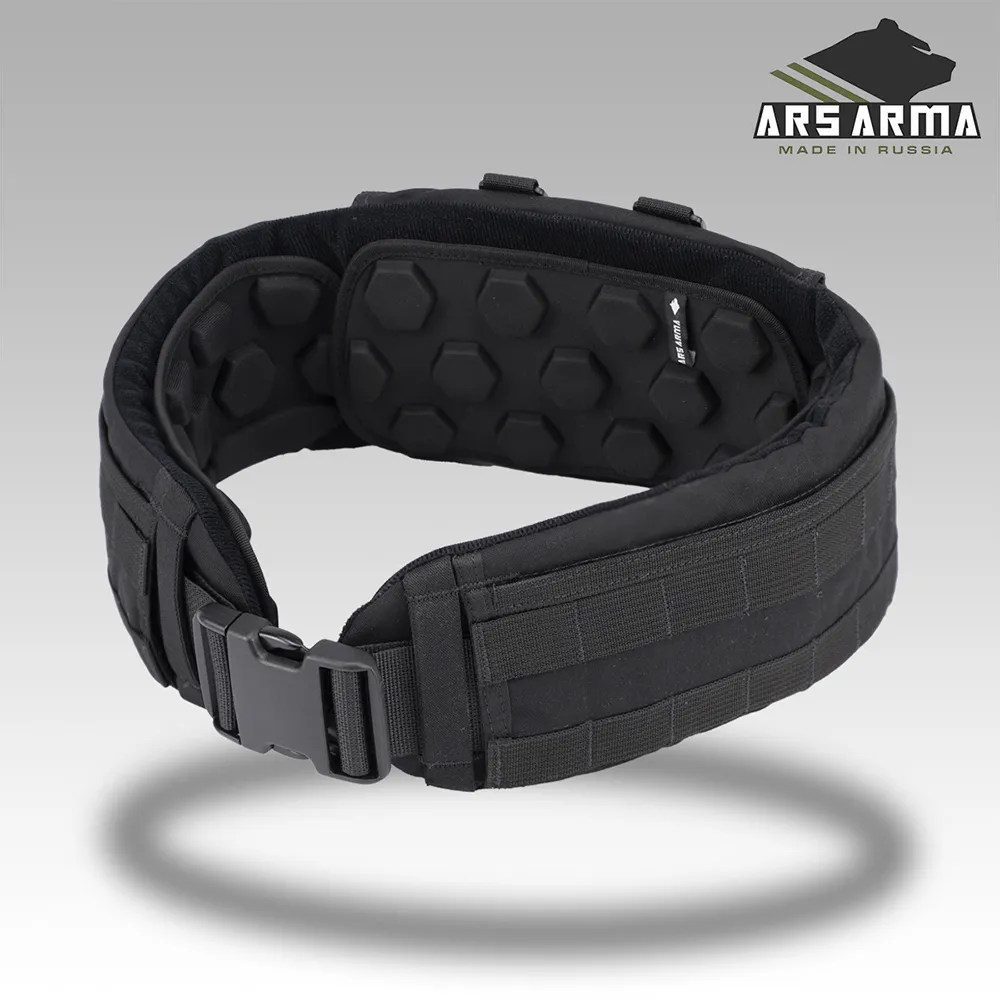 Пояс тактический (Ars Arma) A-19 Атлас (Molle, Черный, Размер L)