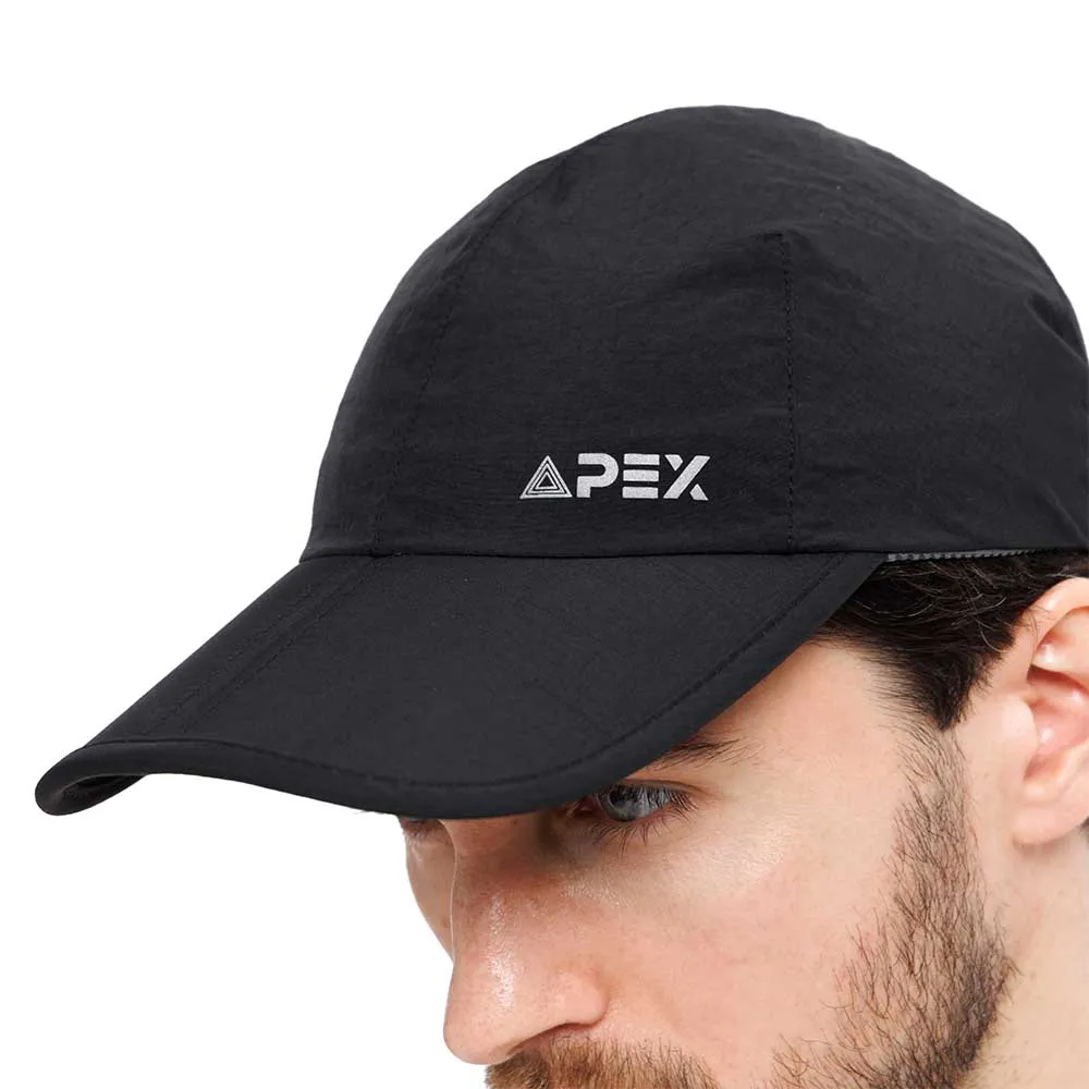 Бейсболка (APEX) Folding (Полиамид 100%, Black)2