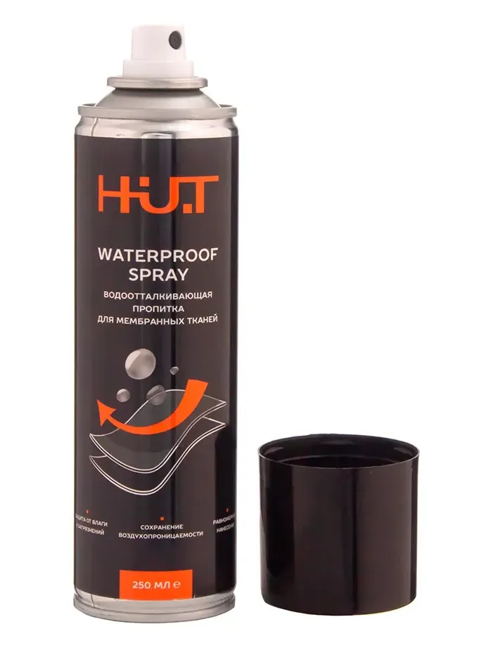 Пропитка (H.U.T.) Водоотталкивающая для мембранных тканей (Аэрозоль, 250 мл)3