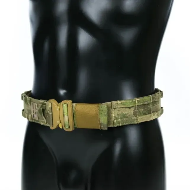 Пояс тактический (Ars Arma) Ronin SGB (Molle, 19 ячеек, Пряжка Cobra 50 мм, Мох)_2