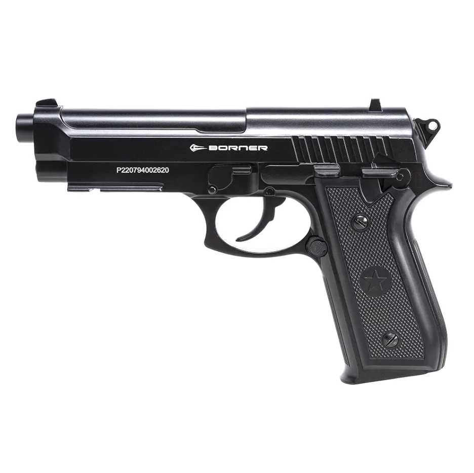 Пневматический пистолет (Borner) 92M (Beretta, 4.5мм)