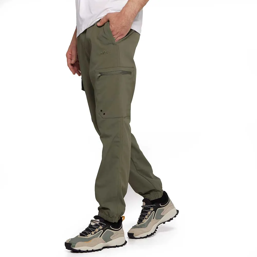 Брюки (APEX) джоггеры Manas (Полиамид 96%, 2-Way Elastic, DWR, Olive Green)2