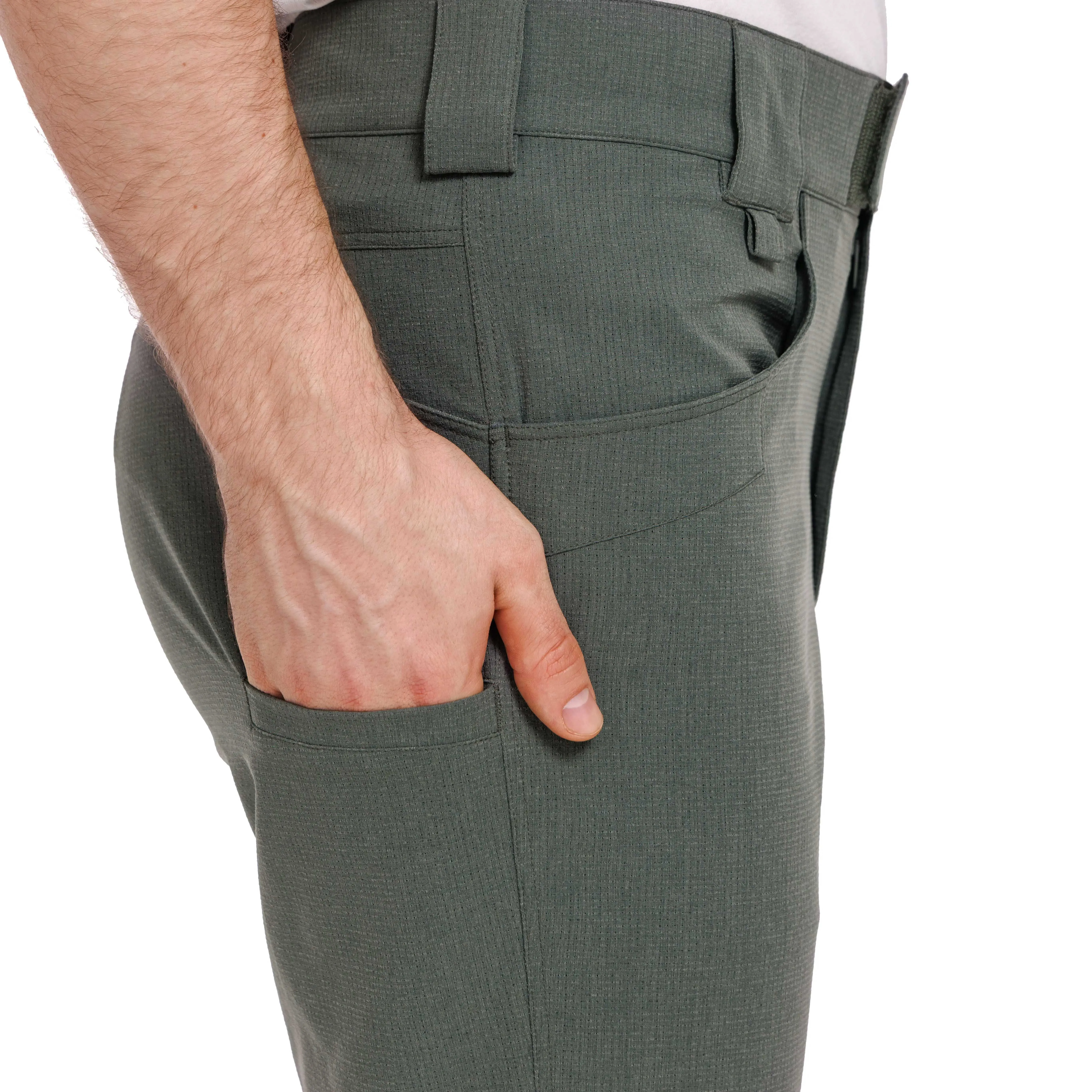 Брюки (APEX) Pamir (Полиэстер 100%, Mechanical Stretch, Ripstop, Olive Drab)4