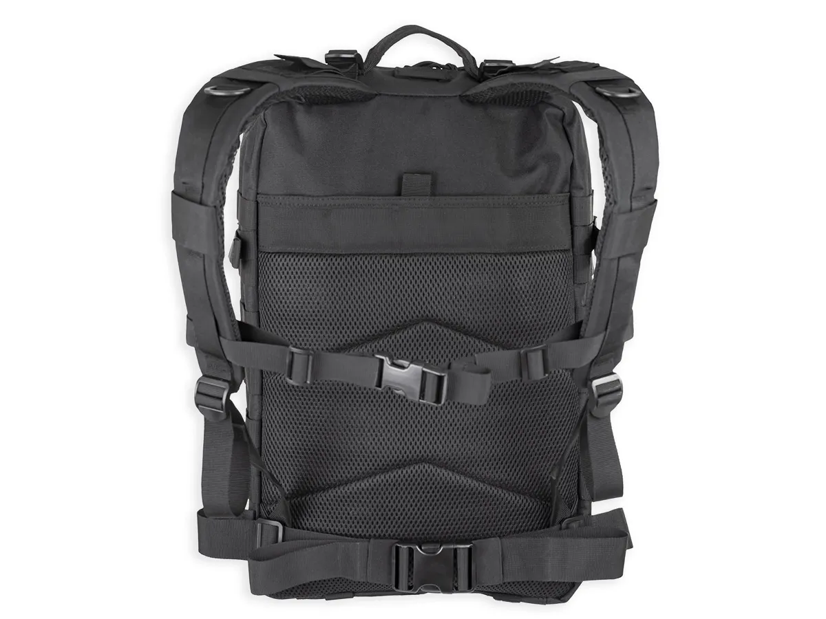 Рюкзак (ShotTime) городскойтактический Basic (Molle, 25 л, Полиэстер 900D, 45х31х15 см, Черный)4