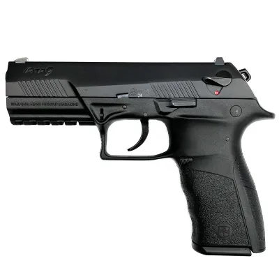 Пистолет спортивный (Ata Arms) АТА9 Black кал. 9х19 (Емкость магазина15, УСМ двойного действия, Метал пластик, Weaver, Черный затворЧерная рамка, Вес 