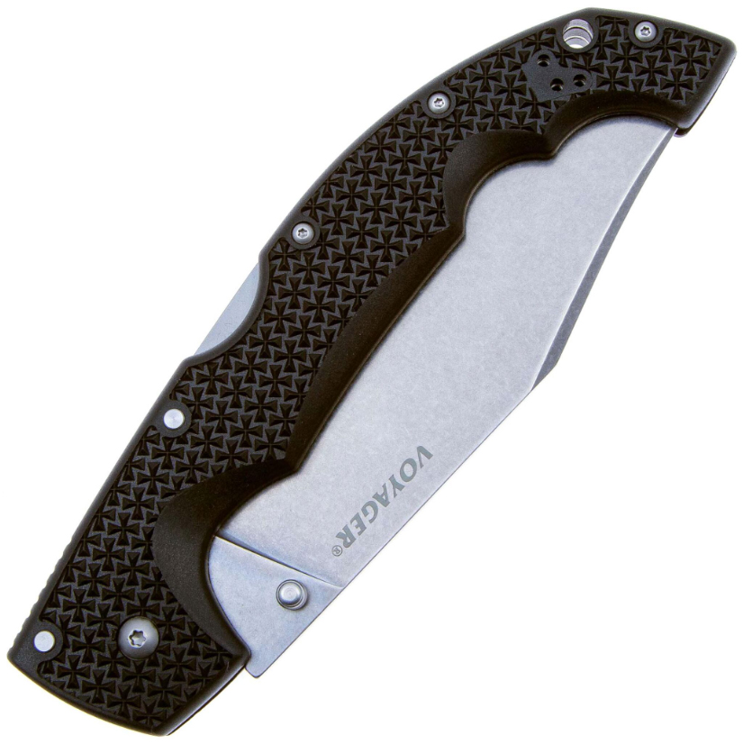 Складной нож (Cold Steel) Voyager Clip 5 Plain Edge_3