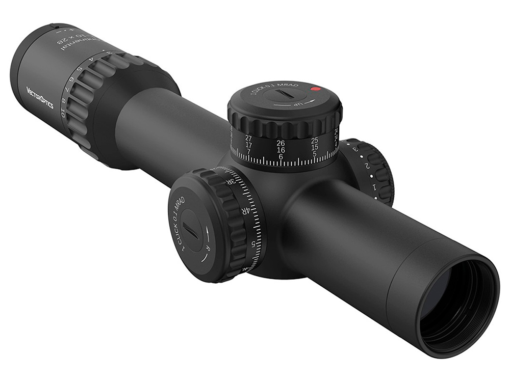 Прицел оптический (Vector Optics) CONTINENTAL X10 1-10x28 ED (34 мм, FFP, VET-CTR BDC, Подсвет)2