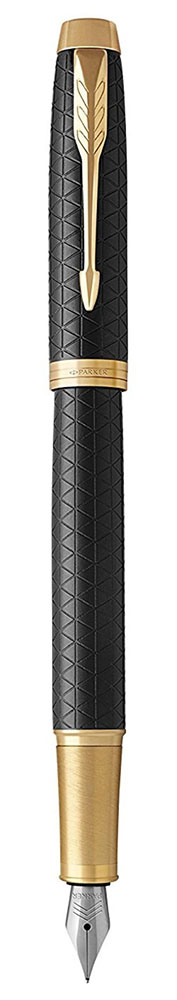 Ручка перьевая (Parker) IM Premium (Black GT, F, Синие чернила)