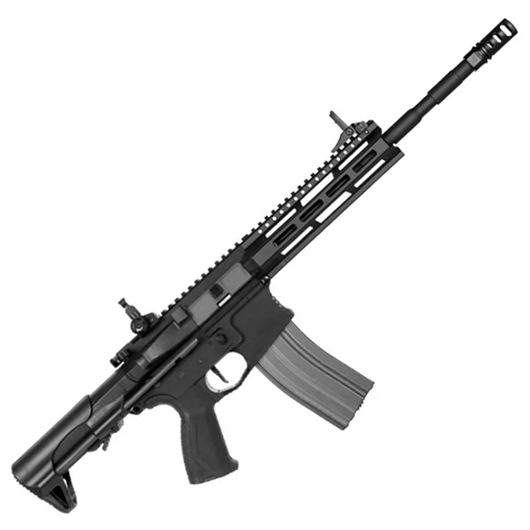 Автомат (G&G) CM16 Raider L 2.0 (Корпус нейлон, 130-140мc, Цевьё M-Lock, Чёрный)