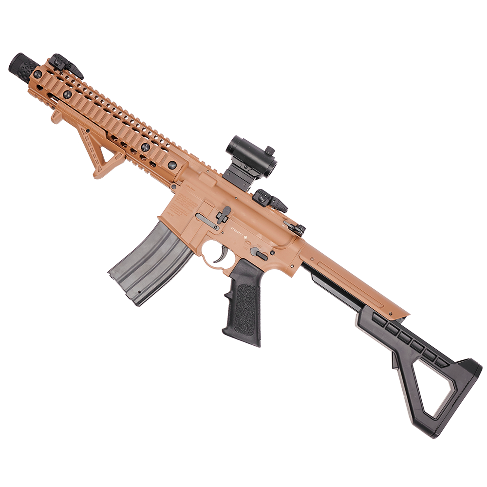 Пневматический автомат (Crosman) DPMS SBR (4,5 мм, BlowBack, металл, авт.огонь, 130 м_с, Койот)1