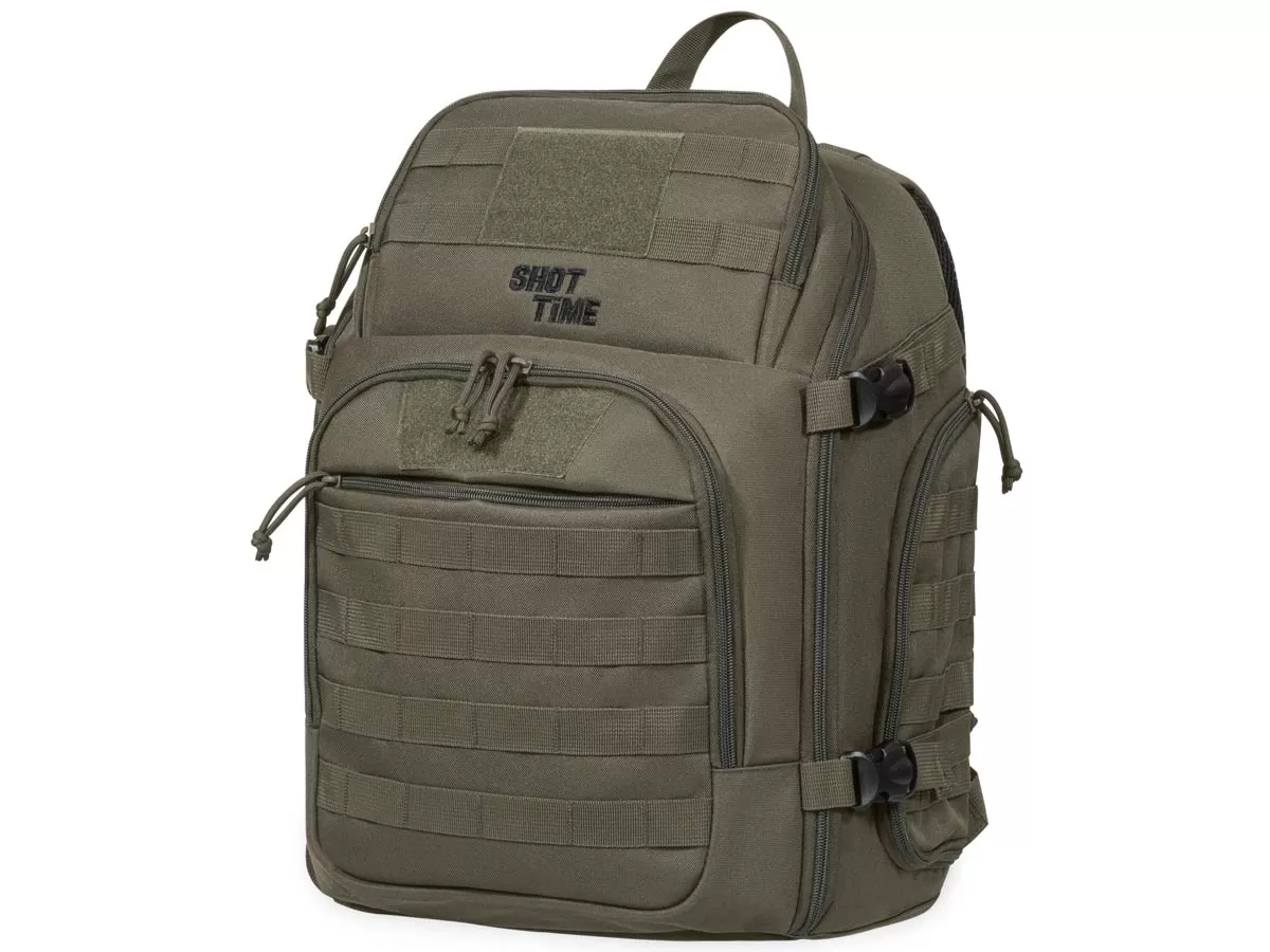 Рюкзак (ShotTime) городскойтактический Tactical (Molle, 28 л, ПВХ 600D, 48х32х20 см, Олива)