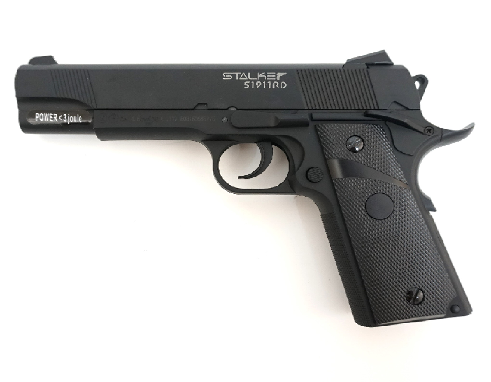 Пневматический пистолет (Stalker) Colt 1911 (кал. 4.5мм, Blowback, S1911RD)