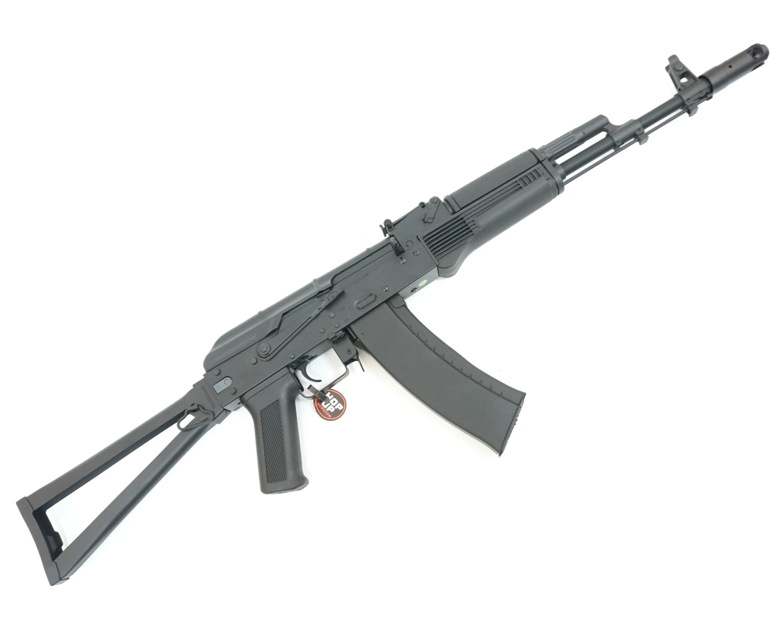 Автомат (Cyma) АK74М (CM040, Складной рамочный приклад, АКБ, З.У, Чёрный)