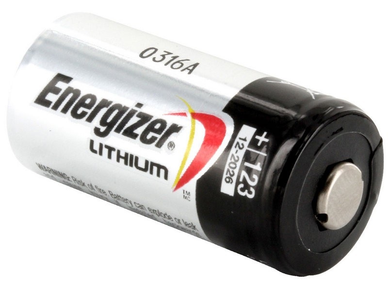 Батарейка CR123A (Energizer) (3 вольта, Li-ion, Блистер 1шт)2