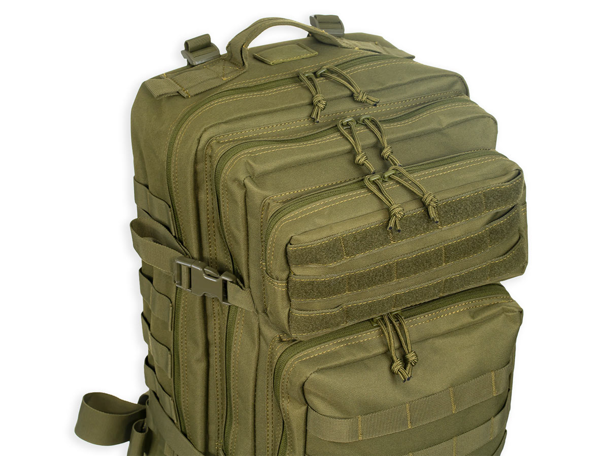 Рюкзак (ShotTime) городскойтактический Basic (Molle, 25 л, Полиэстер 900D, 45х31х15 см, Олива)5