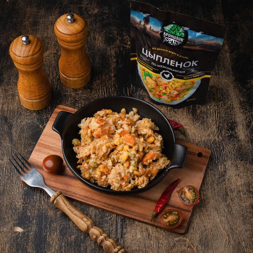 Консервы (Кронидов) Цыпленок по-мексикански (325г.)