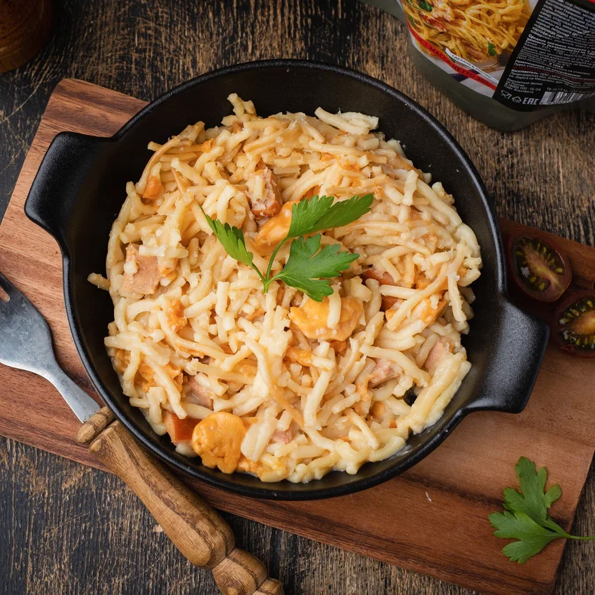 Консервы (Кронидов) Паста Карбонара с сыром и беконом (300г.)_2
