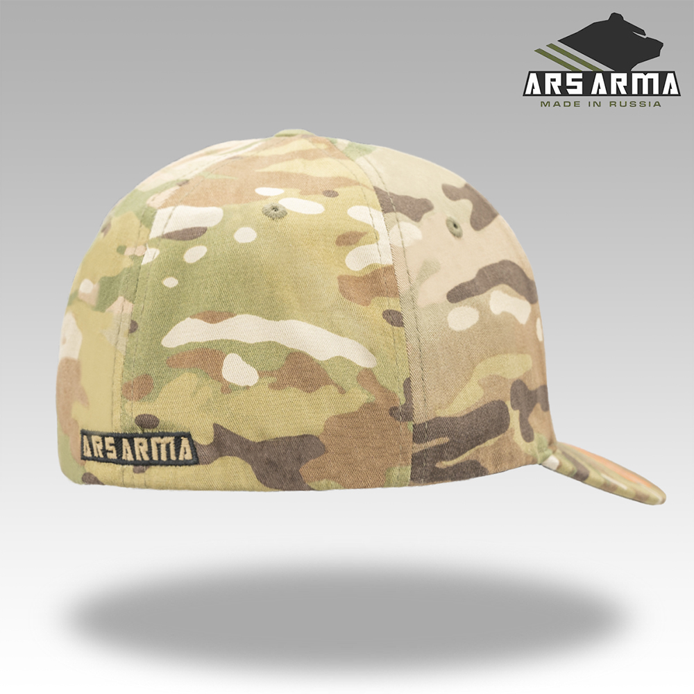 Бейсболка (Ars Arma) FLEXFIT Форест (Arid Multicam)_2