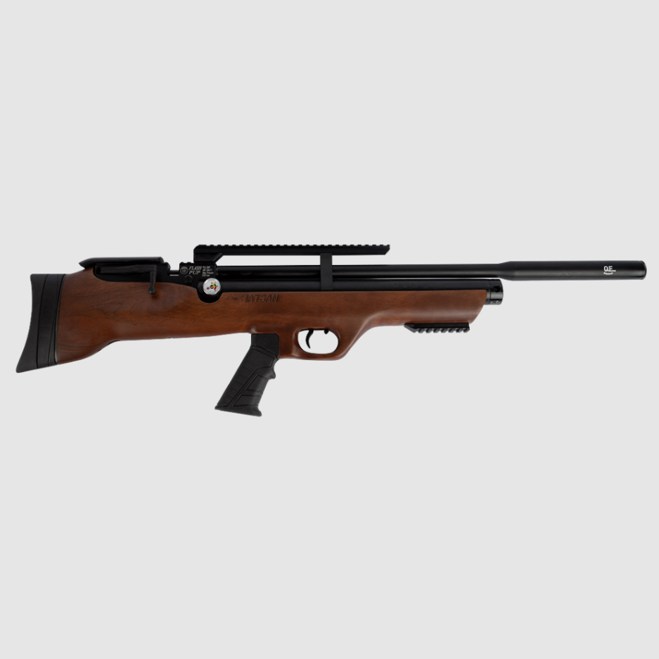 Винтовка пневматическая (Hatsan) FLASHPUP QE (6.35мм, 3Дж, Дерево)_2