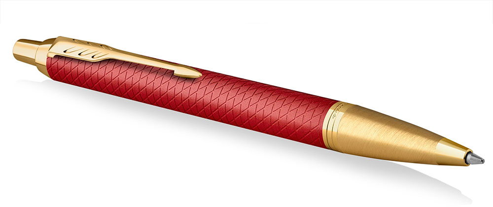 Ручка шариковая (Parker) IM Premium K318 (Red GT, M, Синие чернила)_6