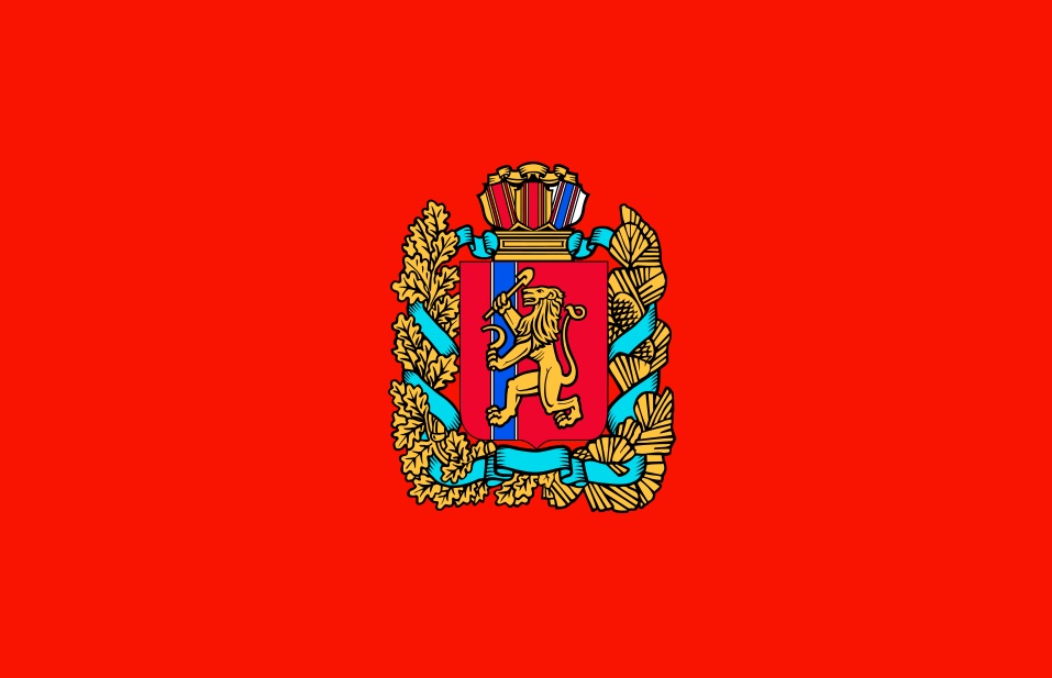 Флаг Красноярского края