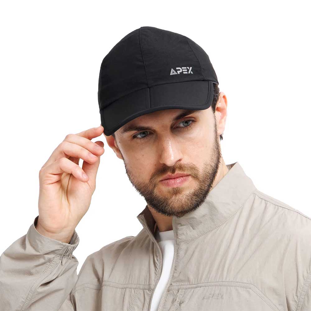 Бейсболка (APEX) Folding (Полиамид 100%, Black)