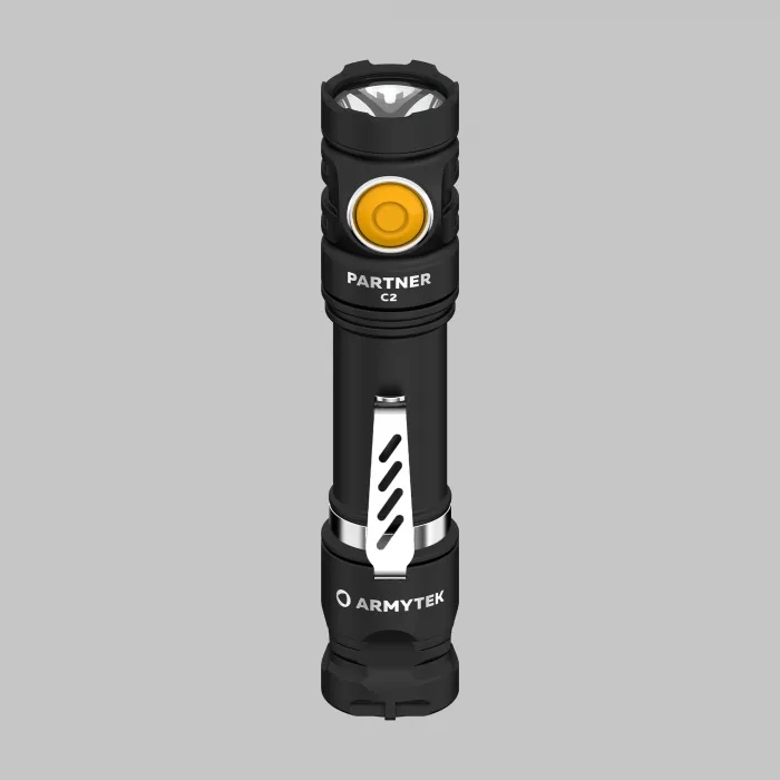 Фонарь (Armytek) Partner C2 Magnet (1100 люмен, Холодный свет, USB, Черный)_2