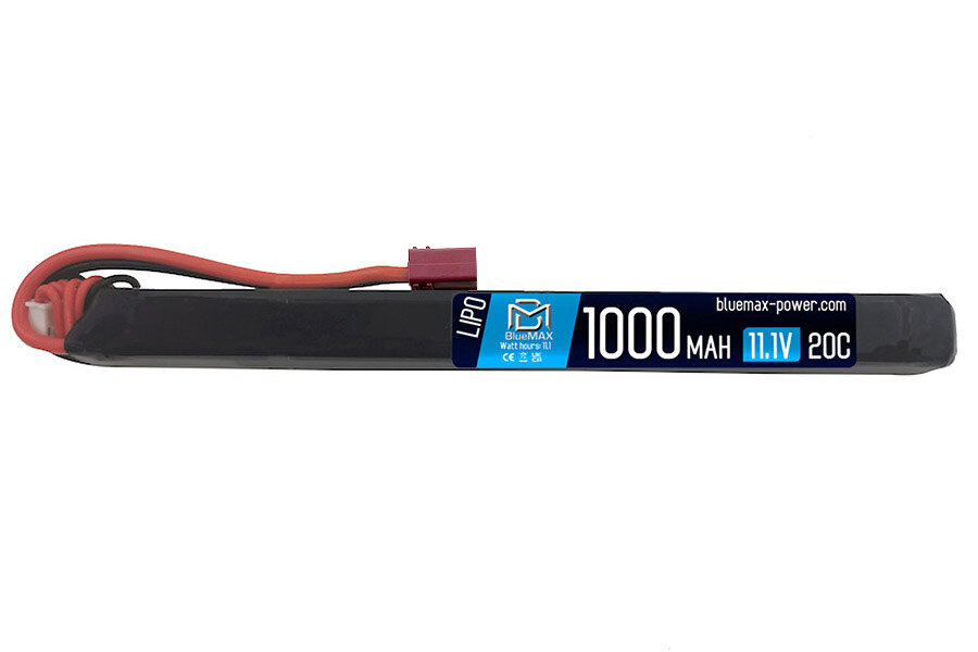 Аккумулятор (BlueMAX) 11.1V LiPo 1000mah Thin с Т-разъемом