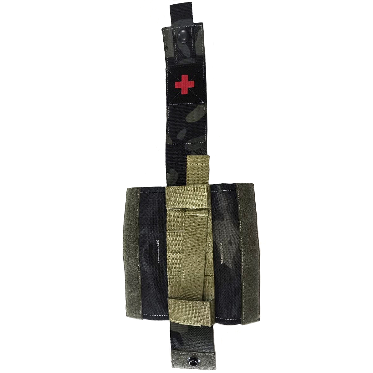 Подсумок (12KA) под турникетный жгут Скат (Molle, Black Multicam)3