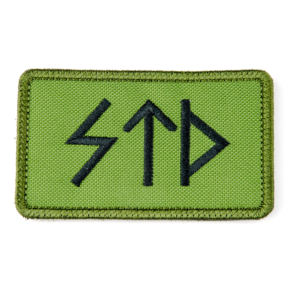 Нашивка (ZLO) Руны STD олива