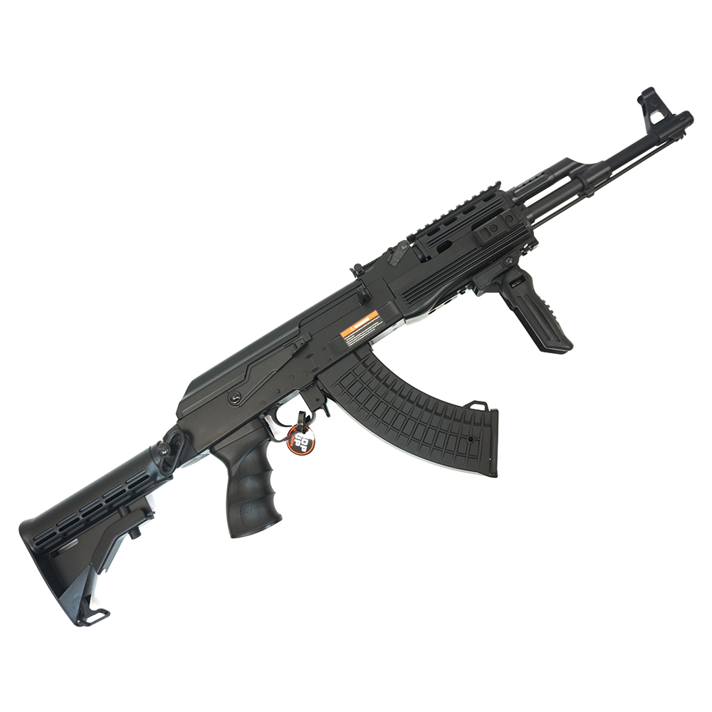 Автомат (Cyma) АK-47 Tactical (CM522C, Телескопический приклад, ABS-пластик, Черный)