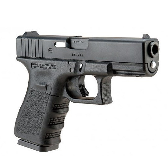 Пистолет (Tokyo Marui) Glock 19 (Greengas, Blowback, Черный)2