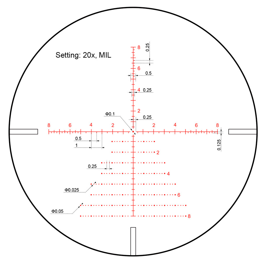 Прицел оптический (Vector Optics) CONTINENTAL 4-32x56 Tactical ED_4