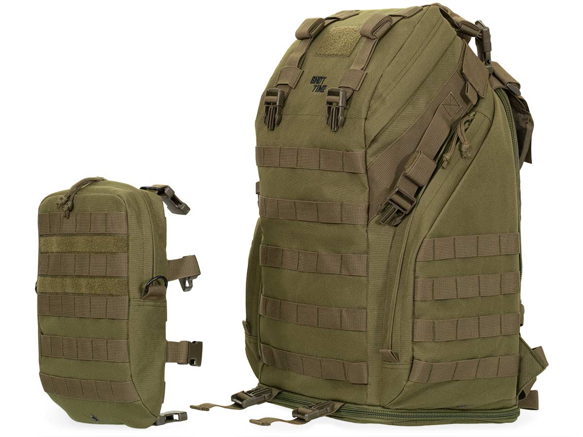 Рюкзак (ShotTime) тактический Tactical (Molle, 45 л, Полиэстер 600D, 60х29х23 см, Олива)4