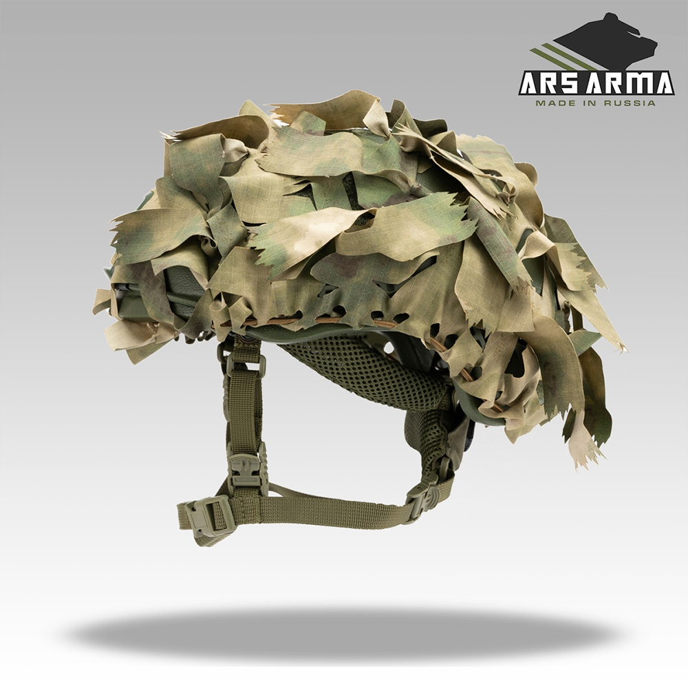 Чехол на шлем (Ars Arma) А-23 Лист (С листьями, DNC)_2