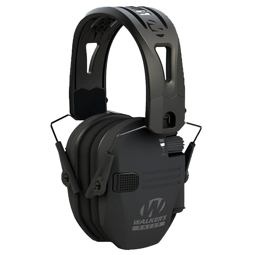 Активные наушники (Walkers) Razor Slim Tacti-Grip (NRR 23dB, Чёрный)
