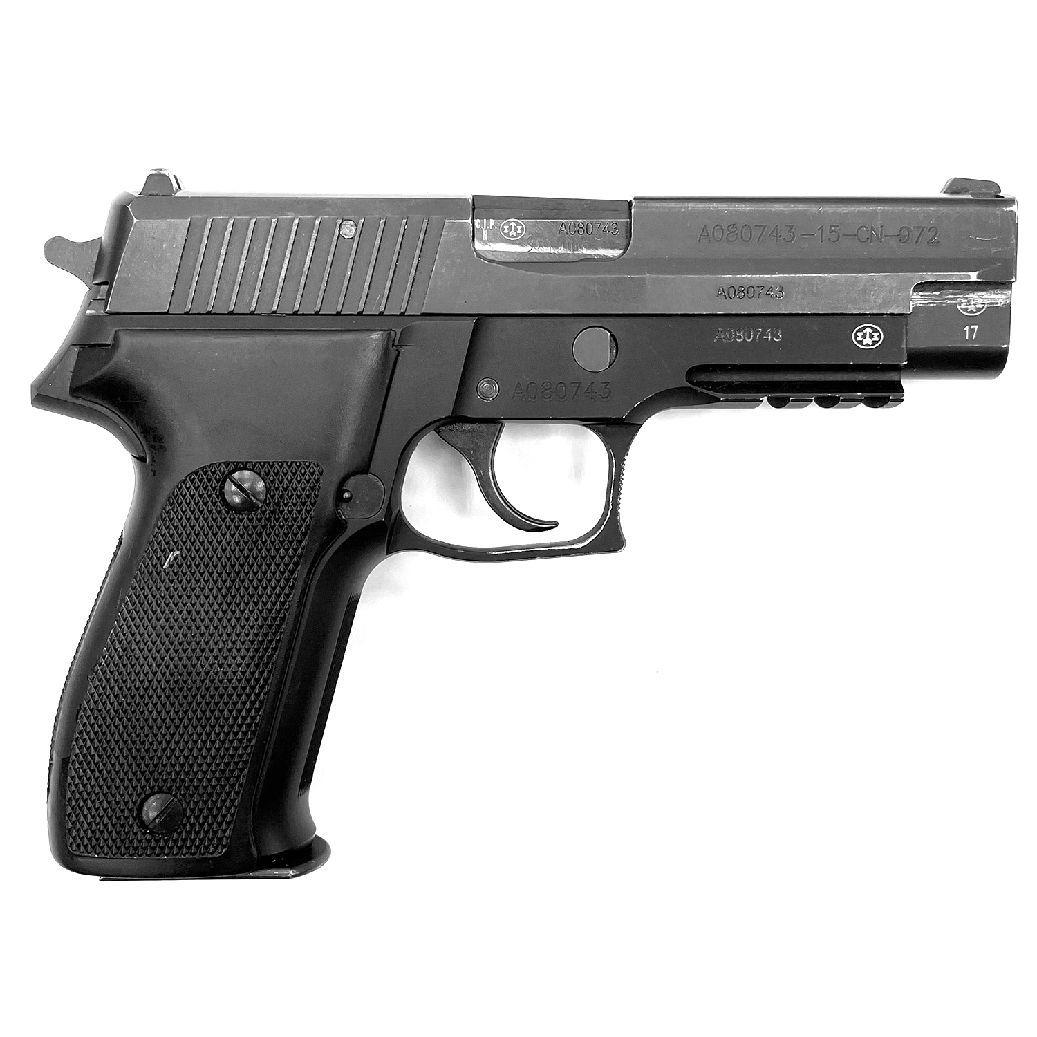 Пистолет спортивный (NORINCO) NP-22 кал. 9х19 (Емк. маг. 15, Метал, Черный, 0,89 кг) 1